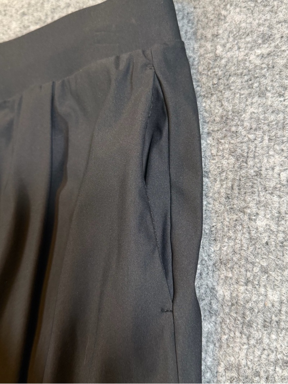 Uniqlo Ultra Stretch AIRism Straight Wide Pants Black Womens Size M - Picture 4 of 10
